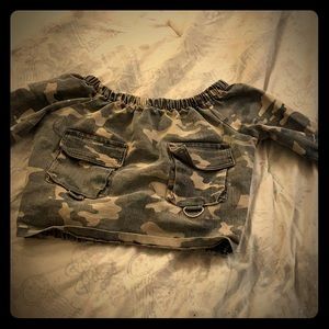 Camouflage Crop Top